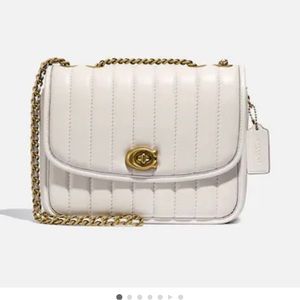 COACH MADISON SHOULDER BAG WITH QUILTING